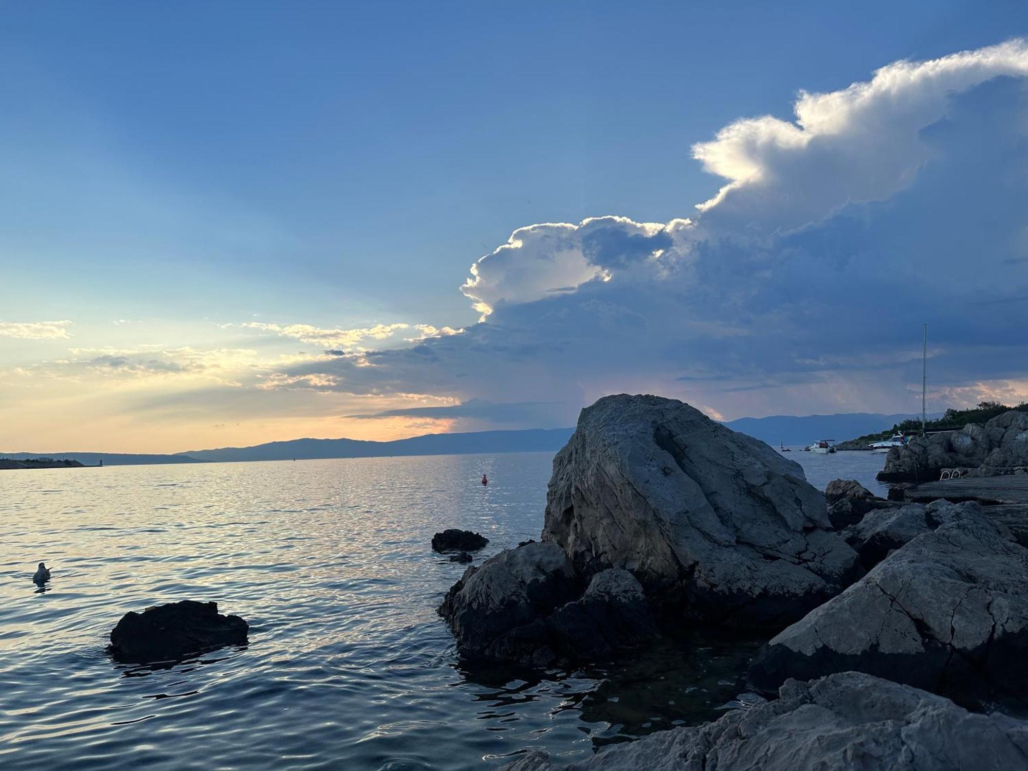 Studio Apartman Magdalena Daire Omišalj Dış mekan fotoğraf